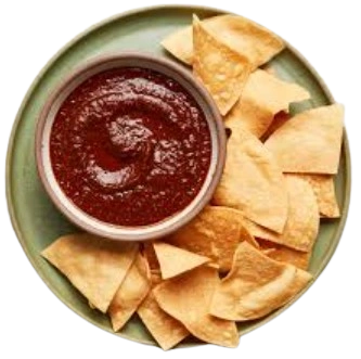 Chips & Tomatillo-Red Chili Salsa